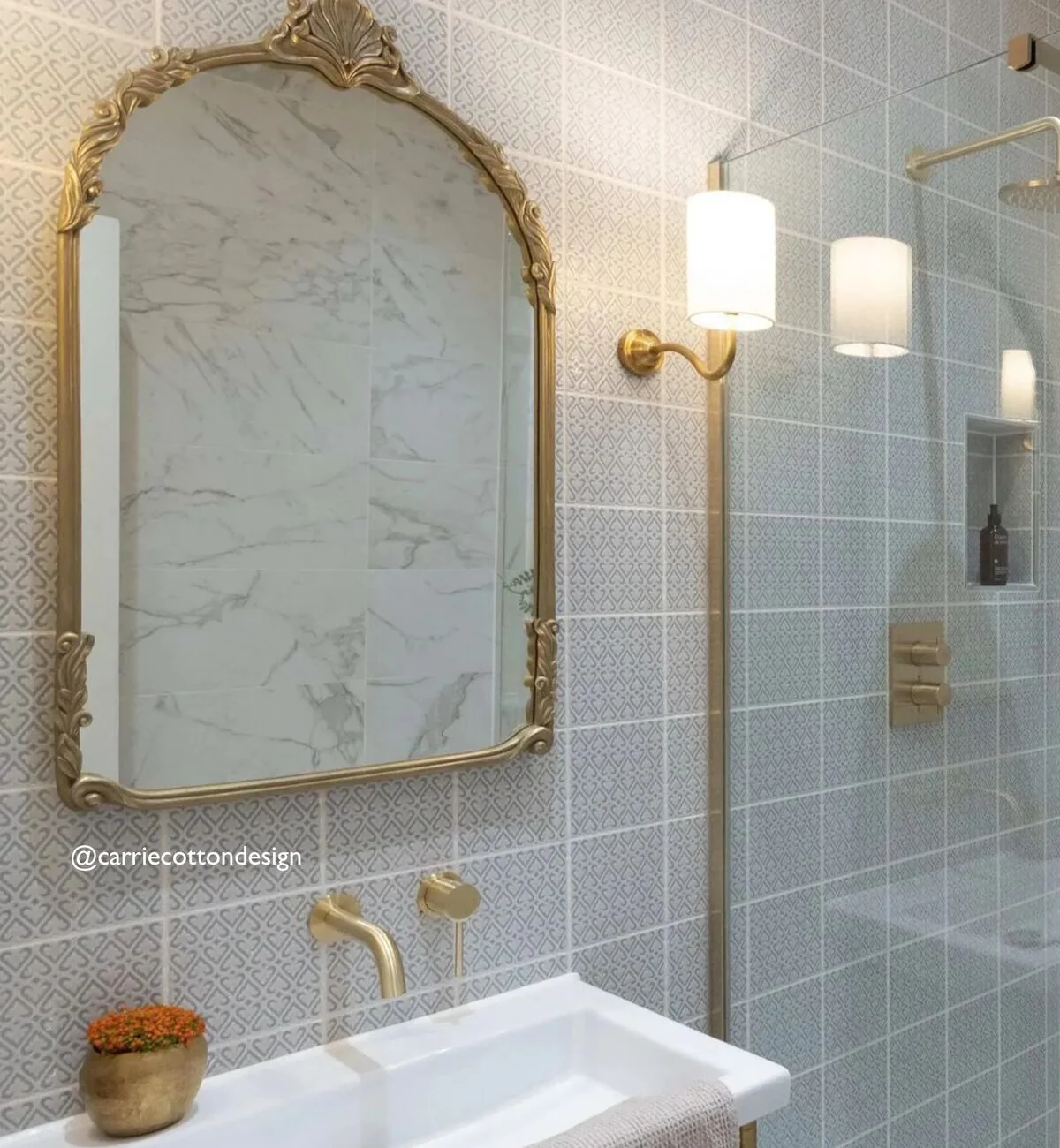 Alhambra Grey Decor 2 Glazed Tile - Image 4
