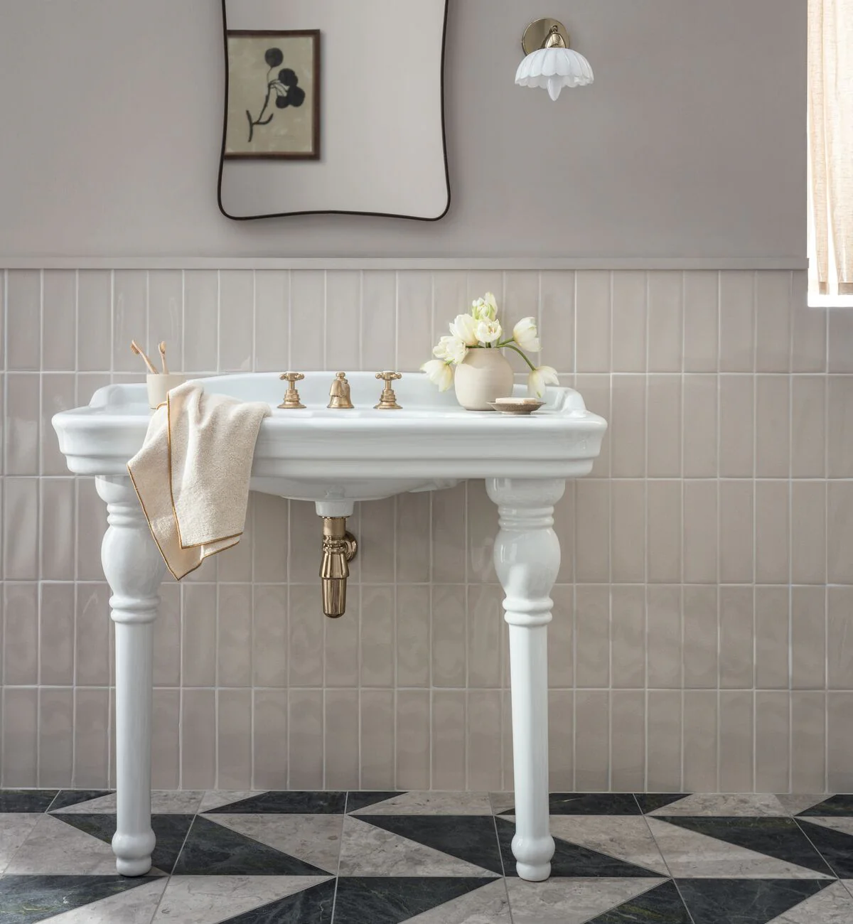 Alhambra White 7.5 x 22.5 Rectangular Glazed Tile - Image 3