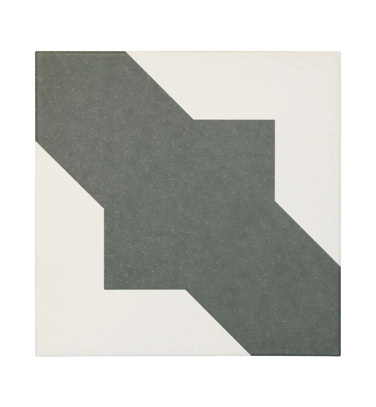 Bert & May Black Crosses Porcelain Tile