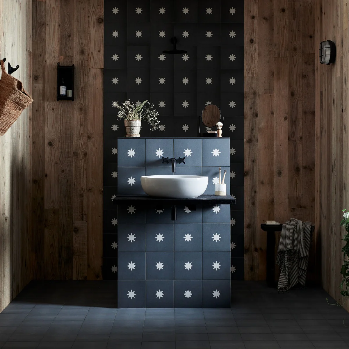 Bert & May Black Luna Porcelain Tile - Image 2