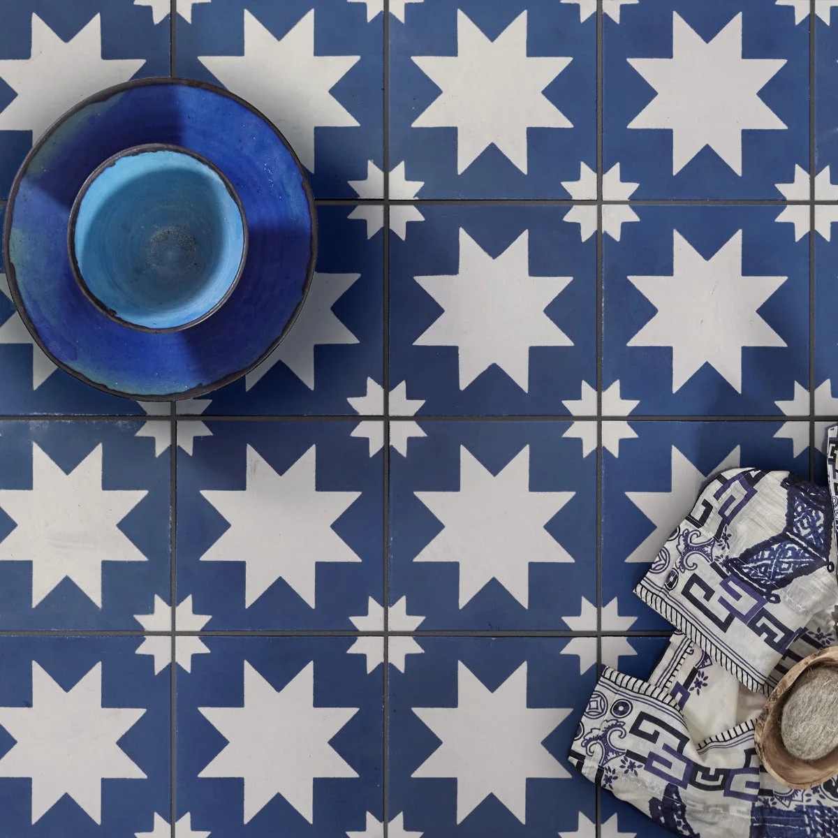 Bert & May Blue Pradena Porcelain Tile - Image 3