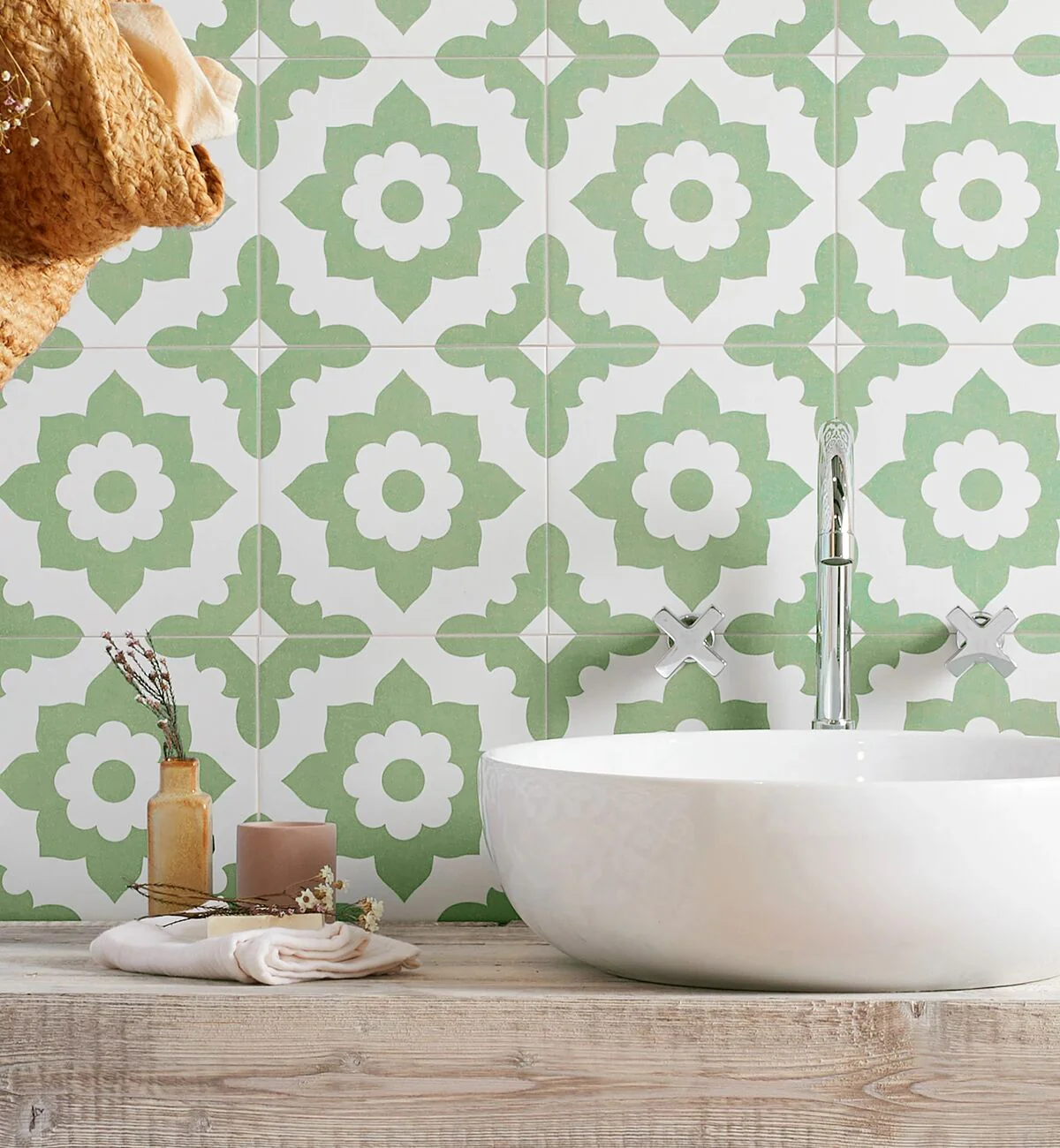 Bert & May Green Santona Porcelain Tile - Image 2