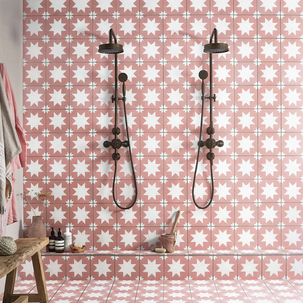 Bert and May Pink Pradena Porcelain Tile - Image 5