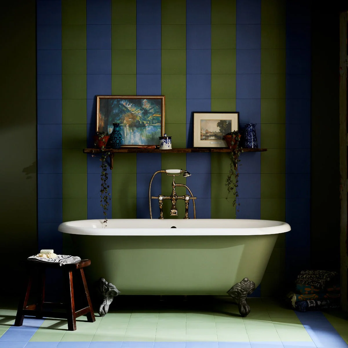 Bert & May Navy Porcelain Plain Tile - Image 3