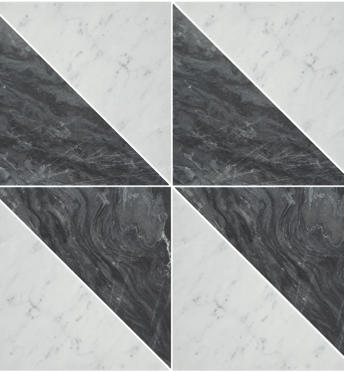 Blends Carrara Triangle Marble Tile - Image 6