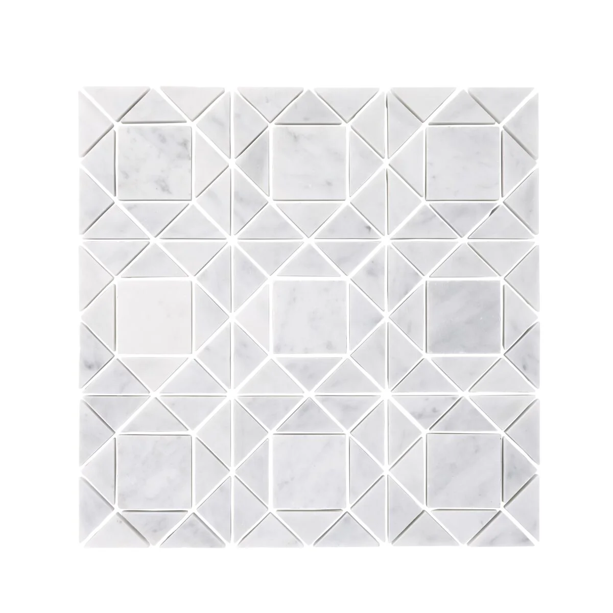 Carrara White Jewel Mosaic - Sample