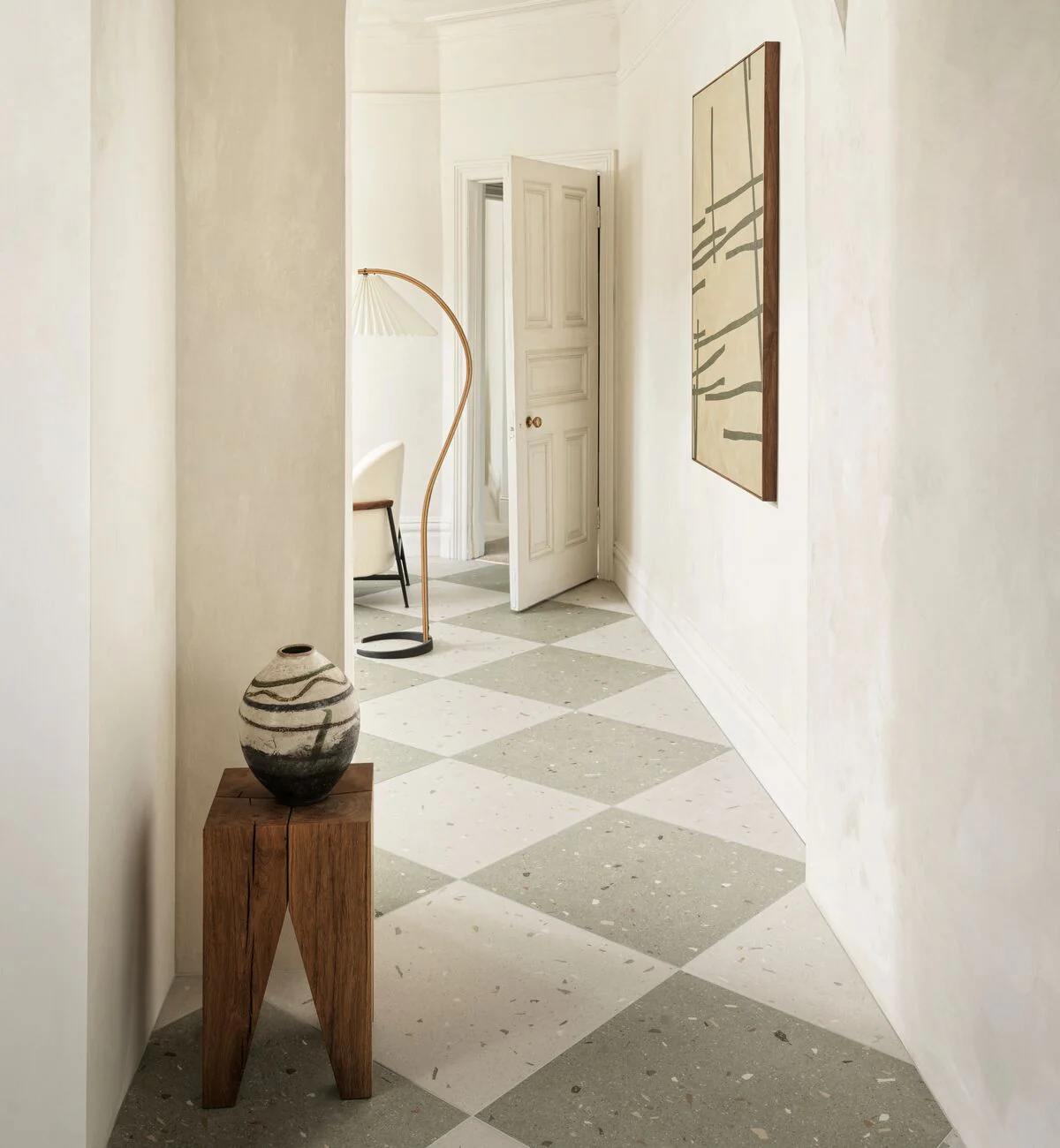 Confetti Cream Terrazzo Effect Tile - Image 7
