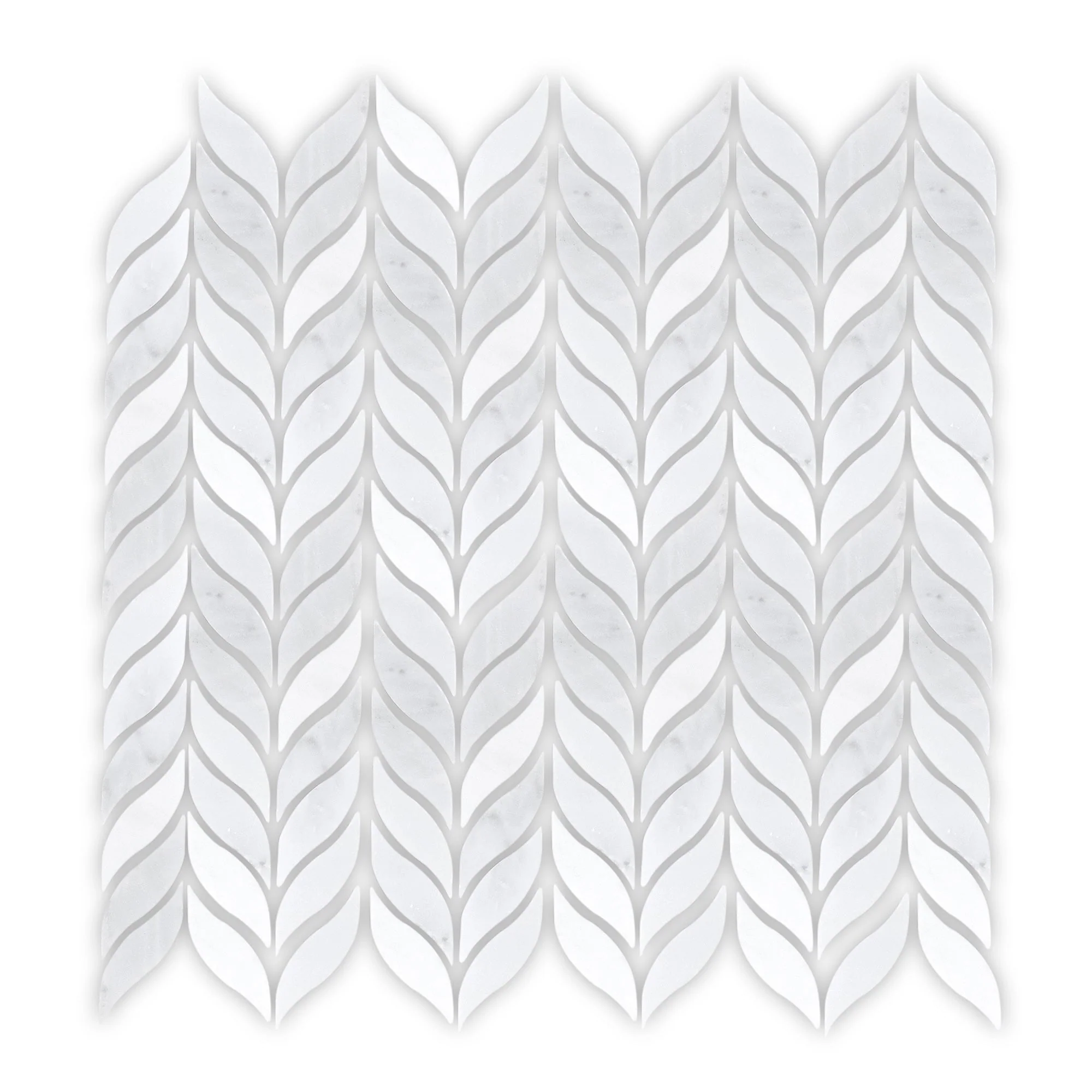 East Hampton Grey Willow Leaf Mosaic