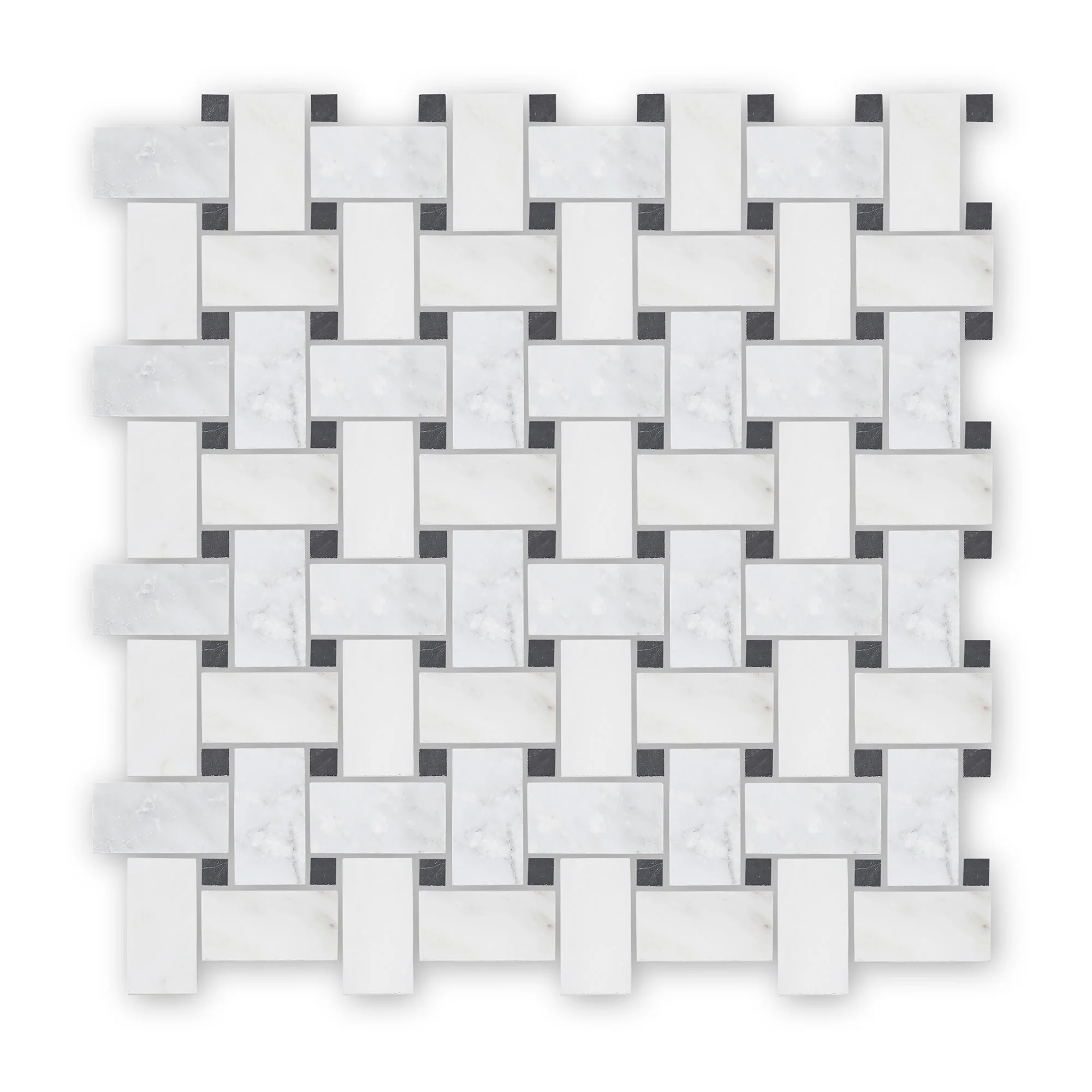 East Hampton Honed Basketweave Mosaic - Sample