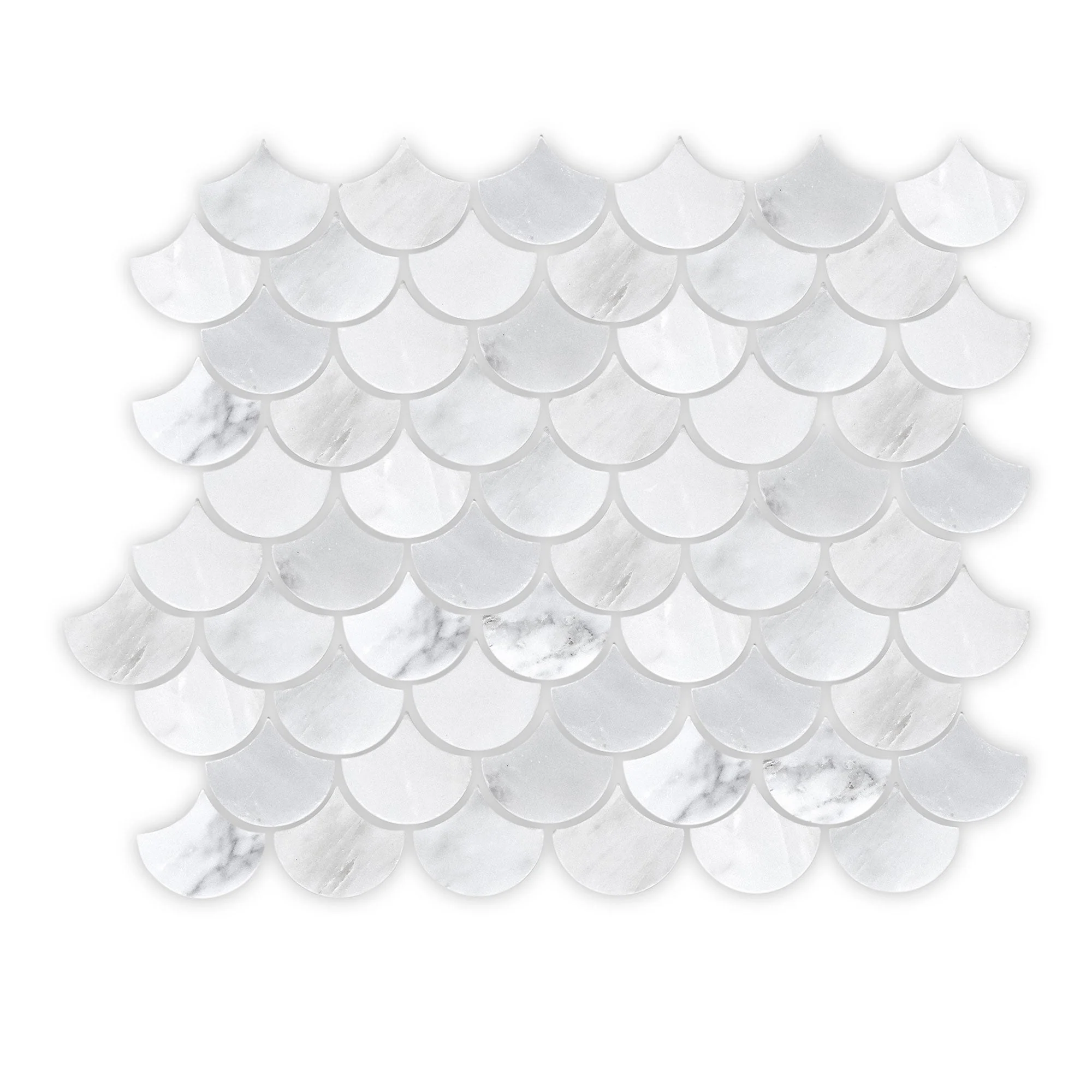 East Hampton Honed Scallop Mosaic - Sample