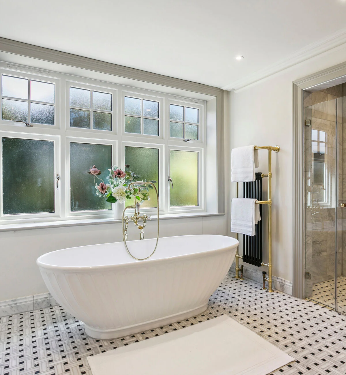 East Hampton Lattice Marble Mosaic - Image 2