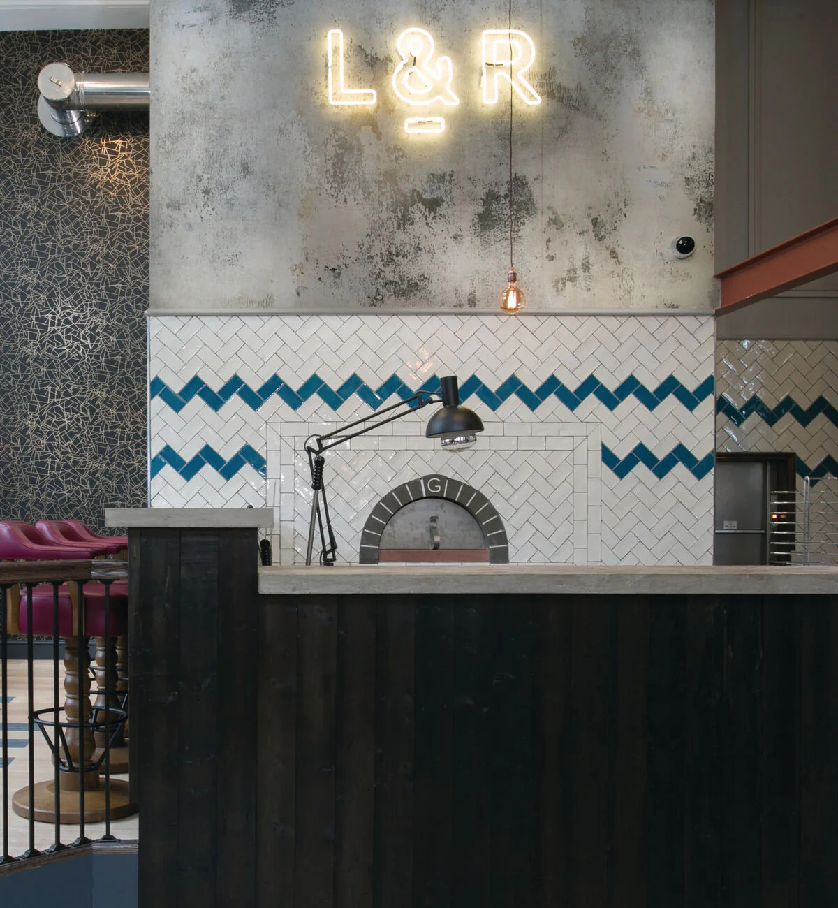Forecast Fair Isle Rectangle Glazed Tile - Image 3