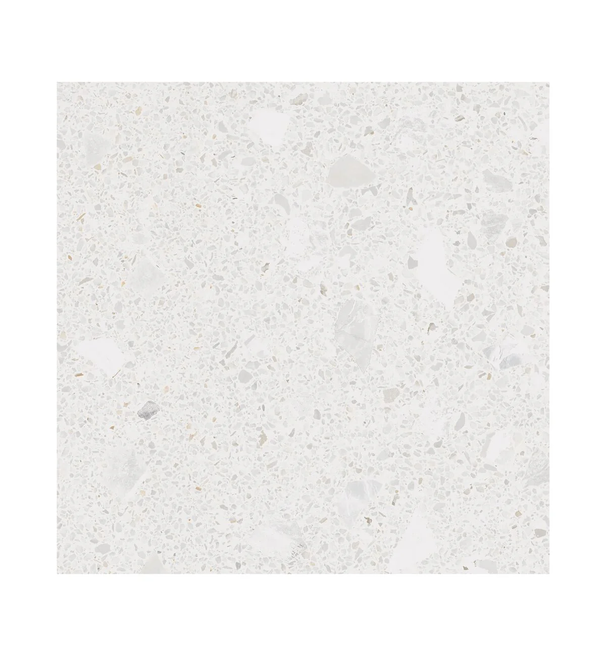 Frammento White Terrazzo Effect Porcelain Tile
