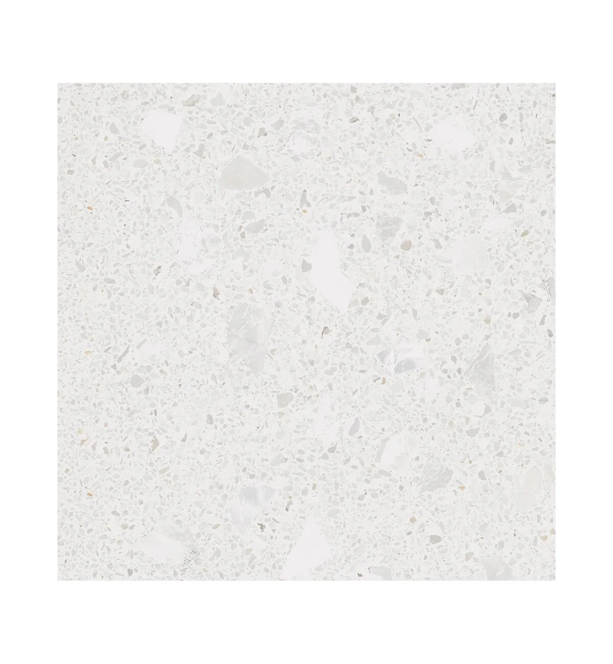 Frammento White Terrazzo Effect Porcelain Tile - Image 2
