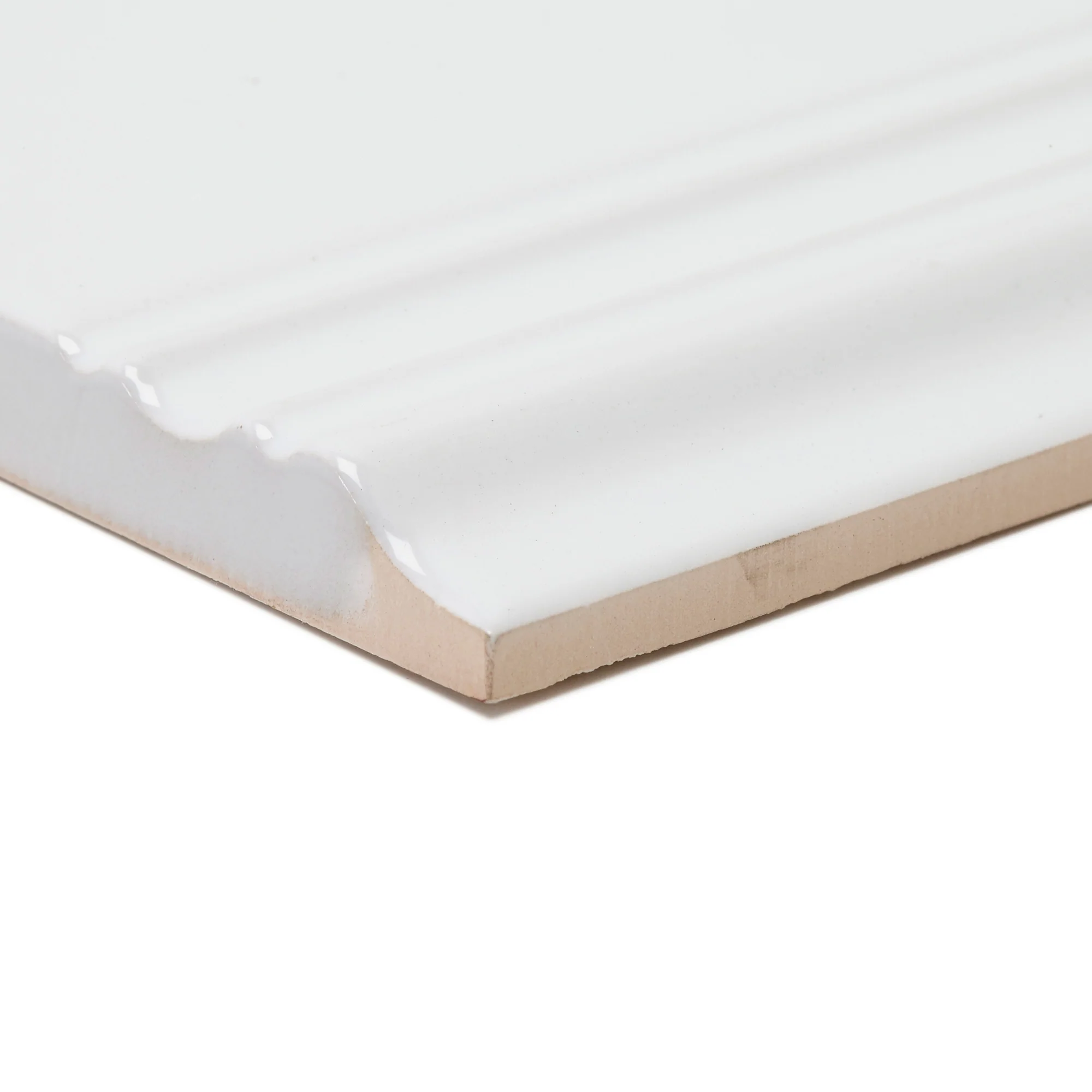 Giralda Hielo White Glazed Skirting - Image 2