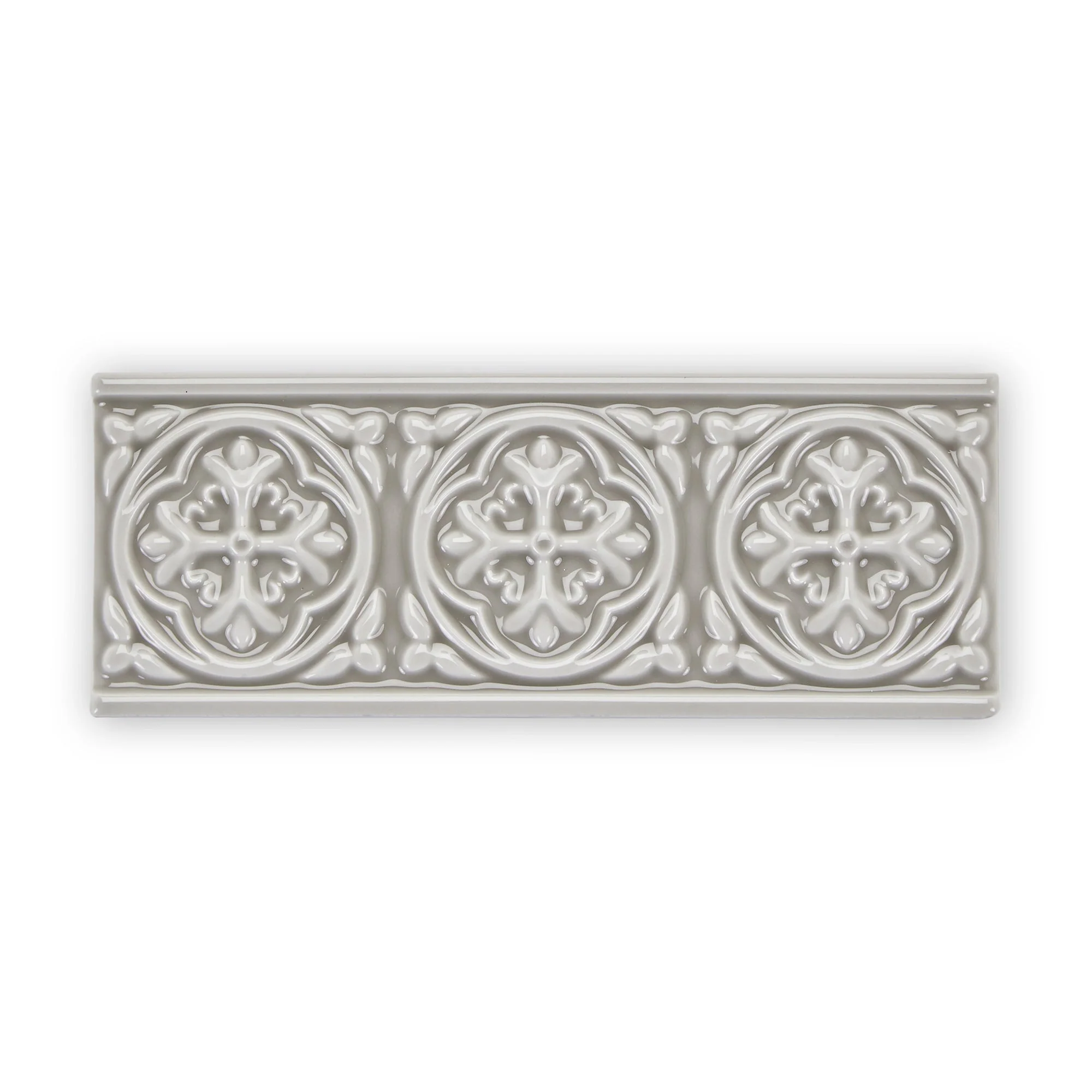 Giralda Niebla Grey Glazed Border