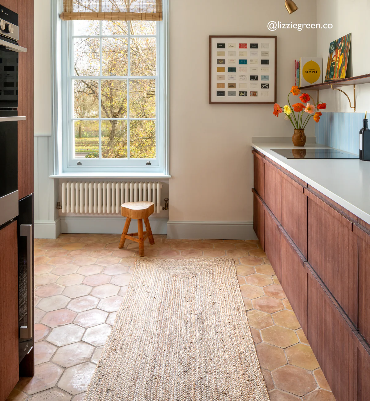 Handmade Classic Terracotta Hexagonal Tile - Image 7