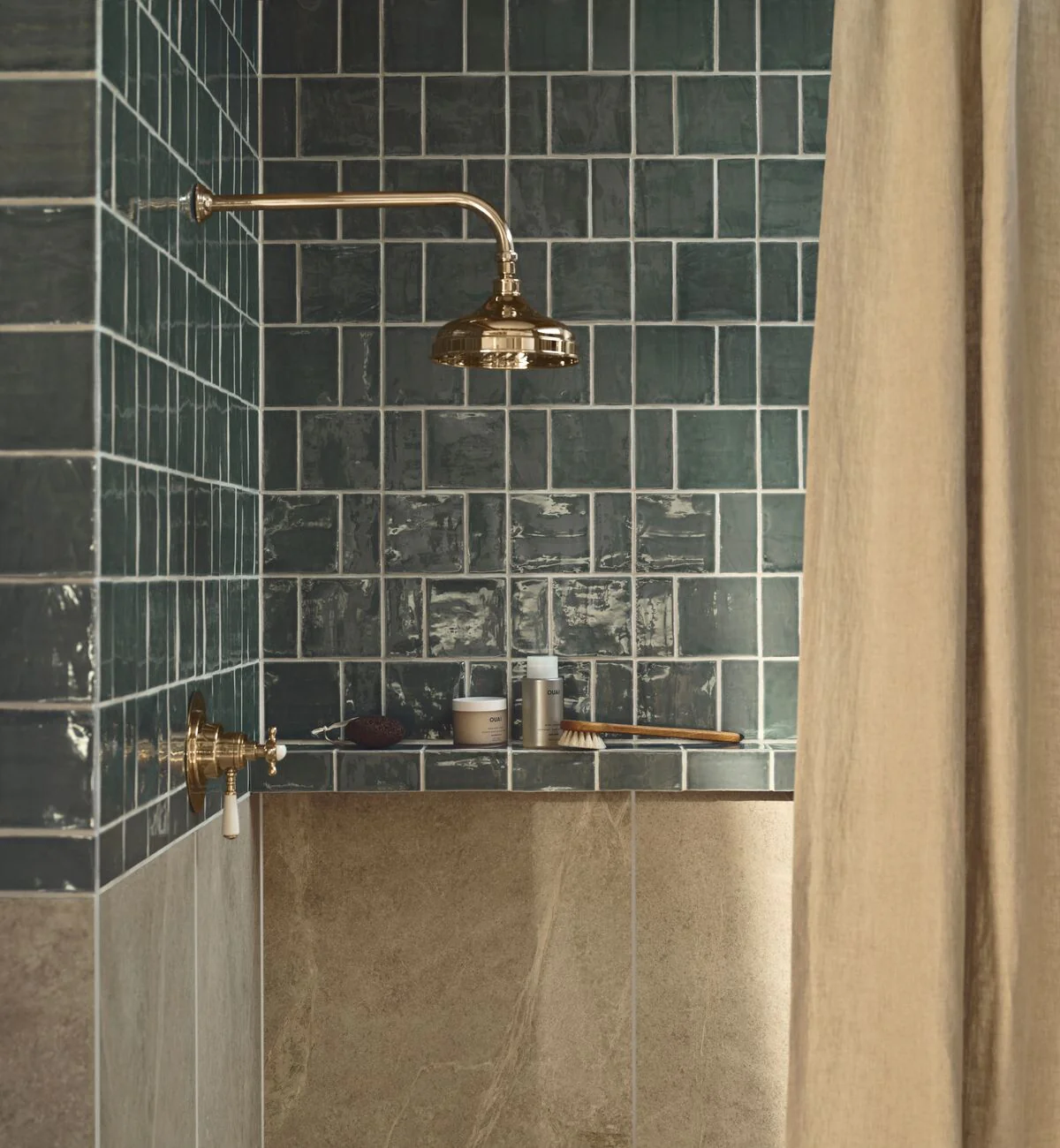 Jaipur Dartmouth Green Rectangle Glazed Tile - Image 6