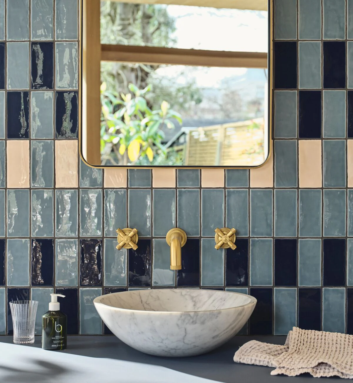 Jaipur Storm Rectangle Glazed Tile - Image 3