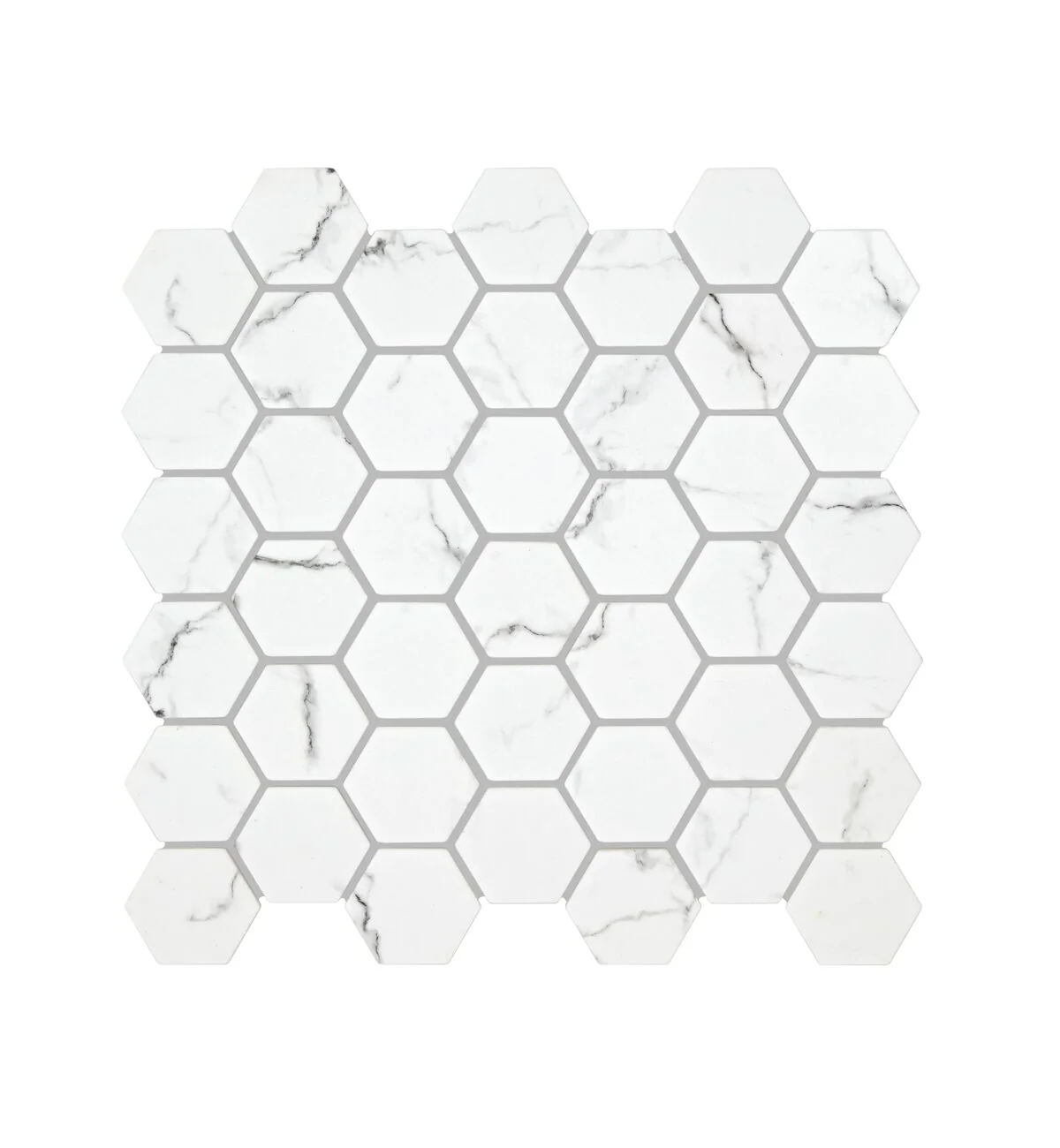 Malmo Hexagon White Mosaic
