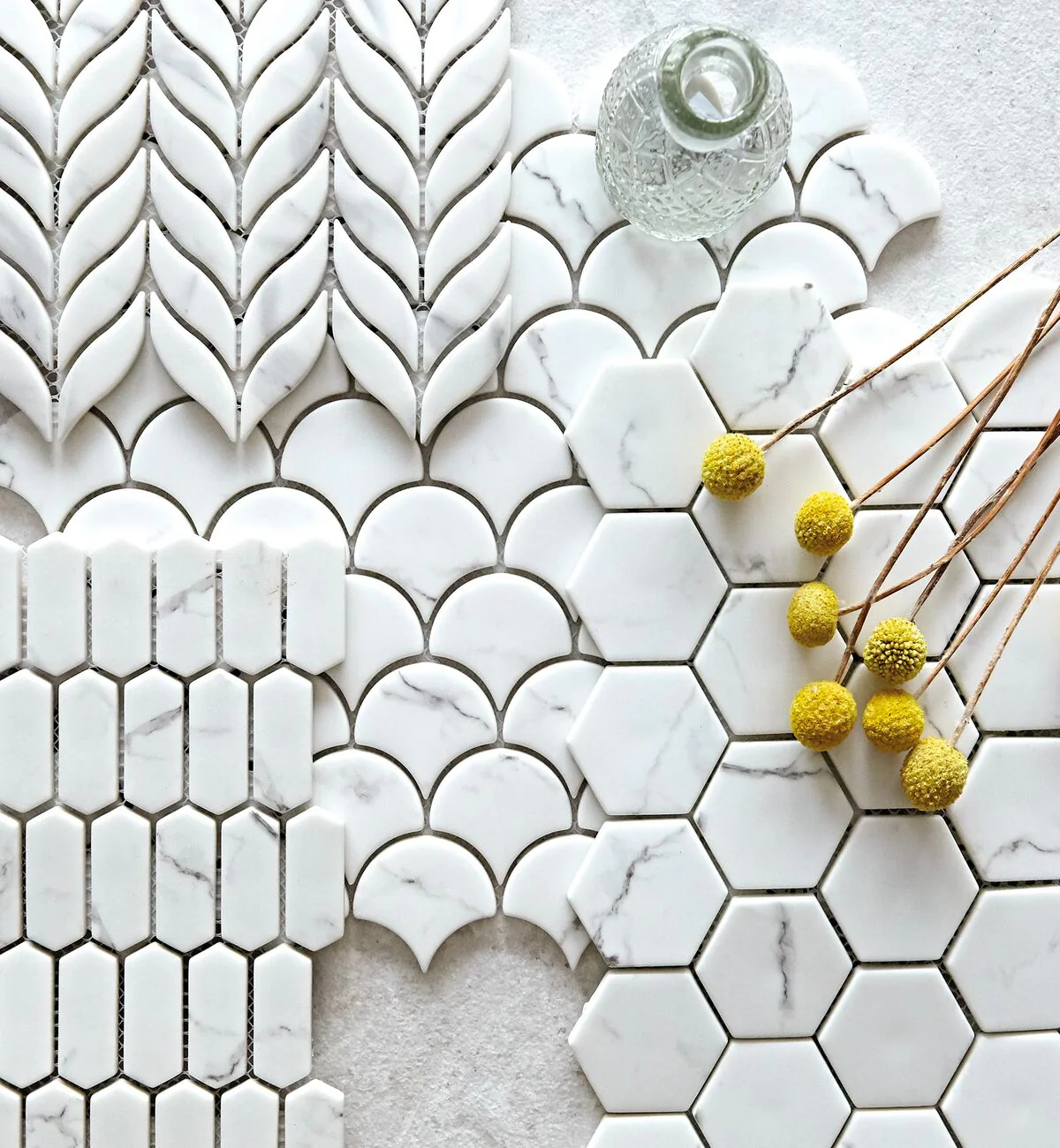 Malmo Scallop White Mosaic - Image 2