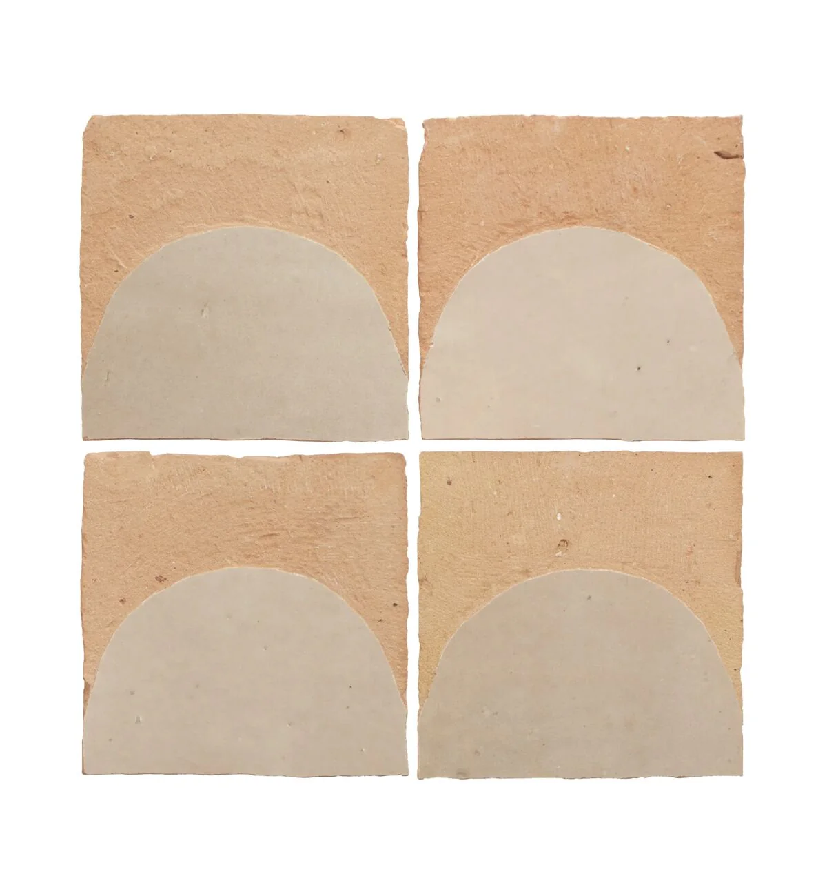 Medina Cloudy White Belen Handmade Moroccan Zellige Tile - Image 5
