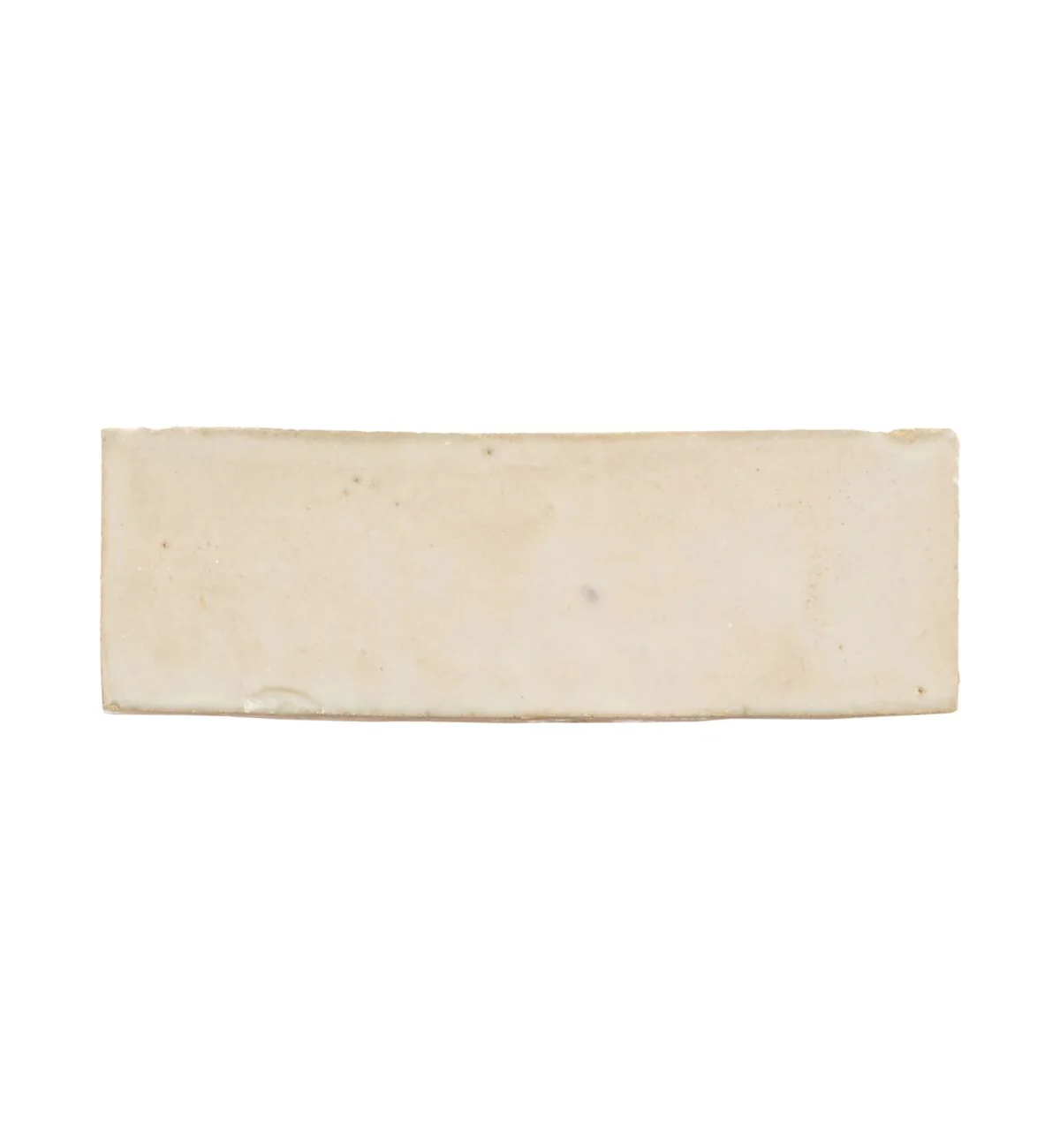 Medina Cloudy White Rectangle Handmade Moroccan Zellige Tile