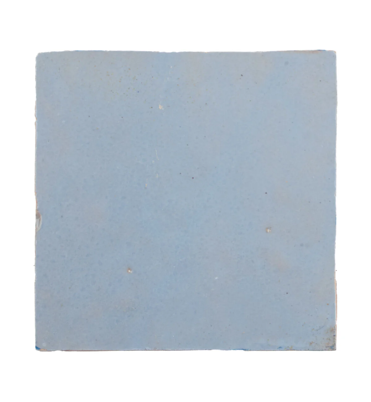 Medina Cornflower Blue Square Handmade Moroccan Zellige Tile