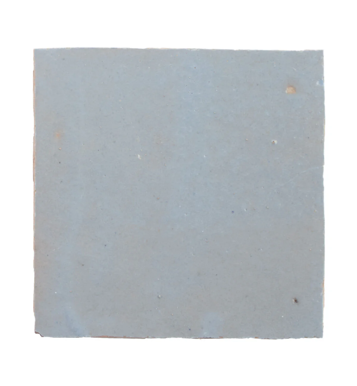 Medina Cornflower Blue Square Handmade Moroccan Zellige Tile - Image 3