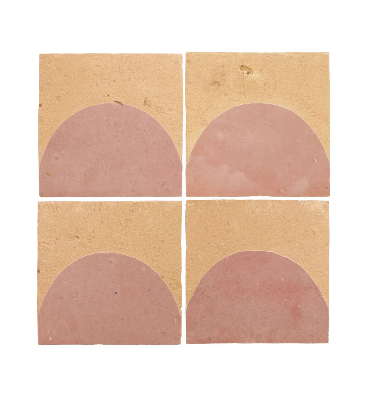 Medina Leather Pale Belen Handmade Moroccan Zellige Tile - Image 6