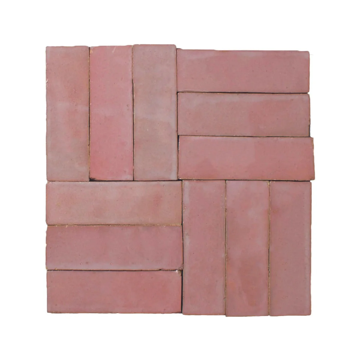 Medina Leather Pale Zellige Rectangle - Sample - Image 2