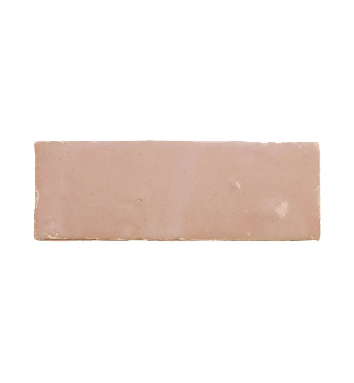 Medina Leather Pale Rectangle Handmade Moroccan Zellige Tile - Image 3