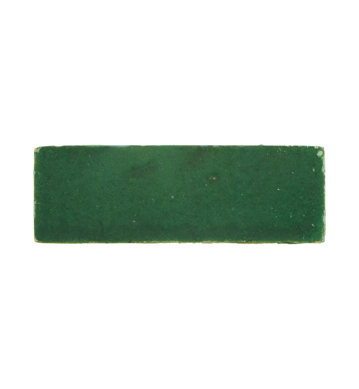 Medina Moss Green Rectangle Handmade Moroccan Zellige Tile - Image 3