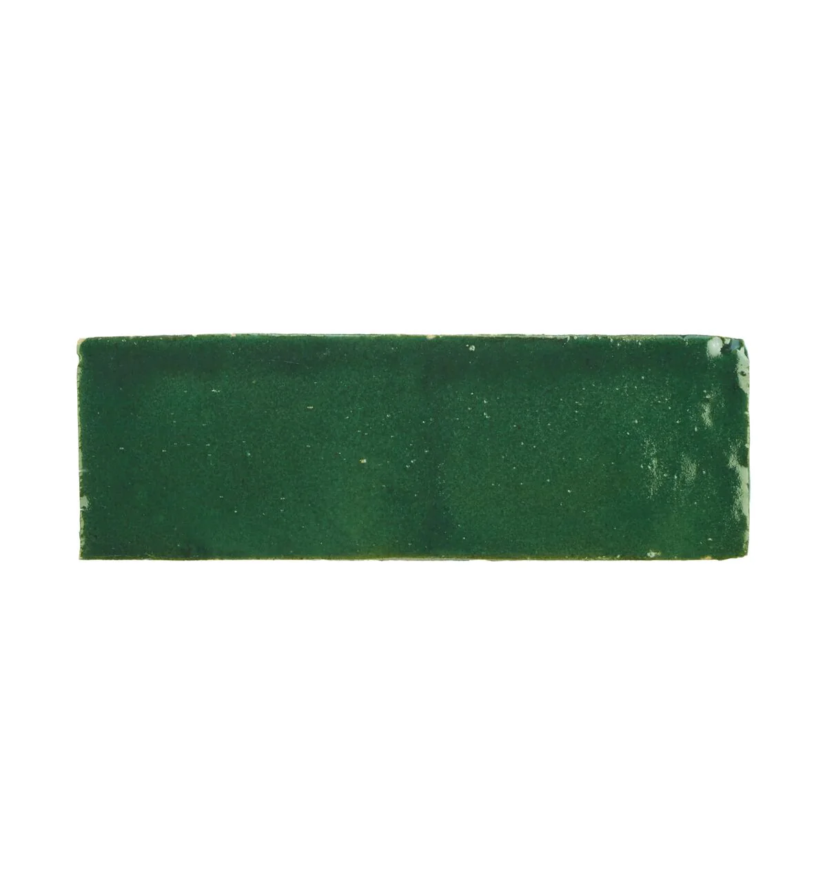 Medina Moss Green Rectangle Handmade Moroccan Zellige Tile - Image 4