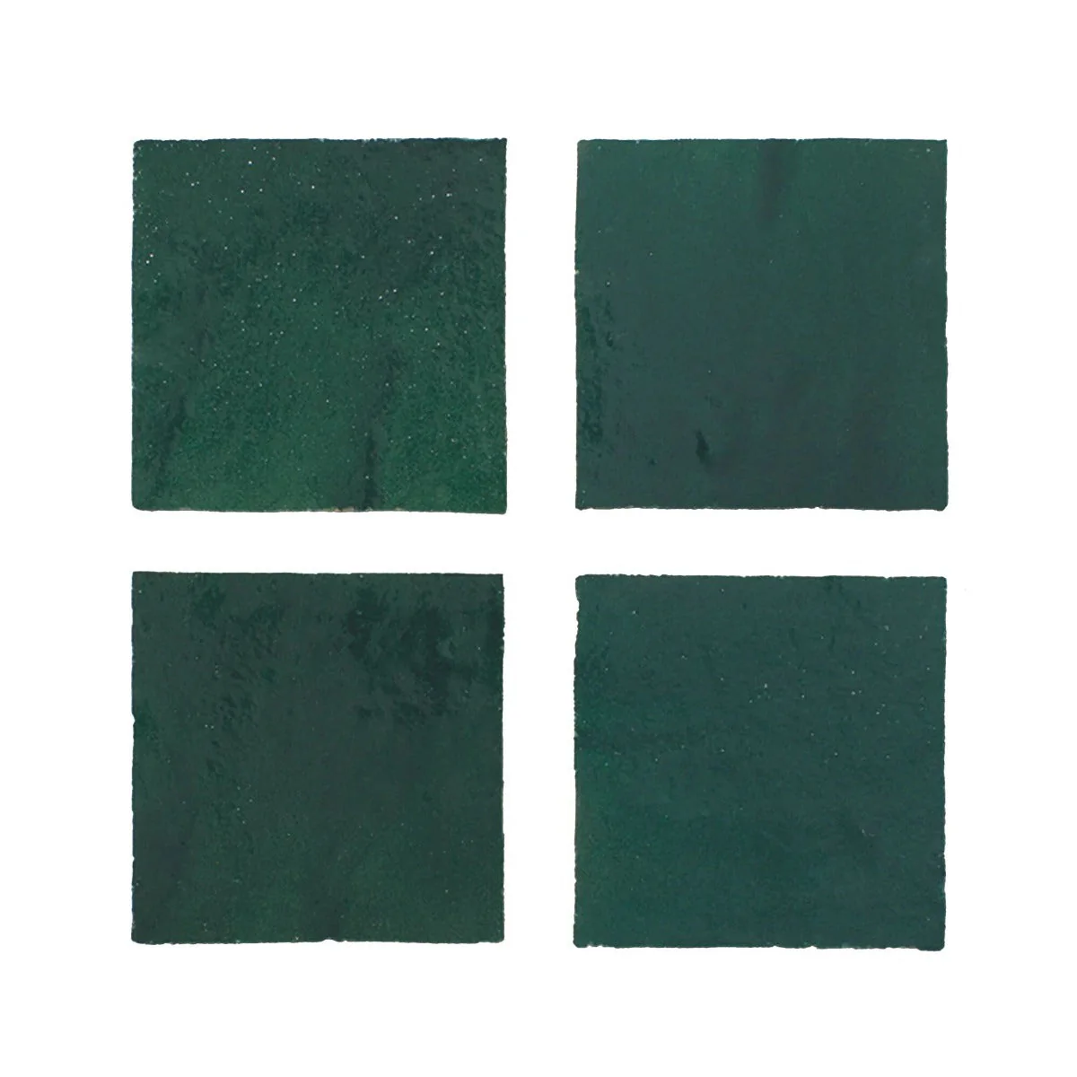 Medina Moss Green Zellige Square - Sample - Image 2