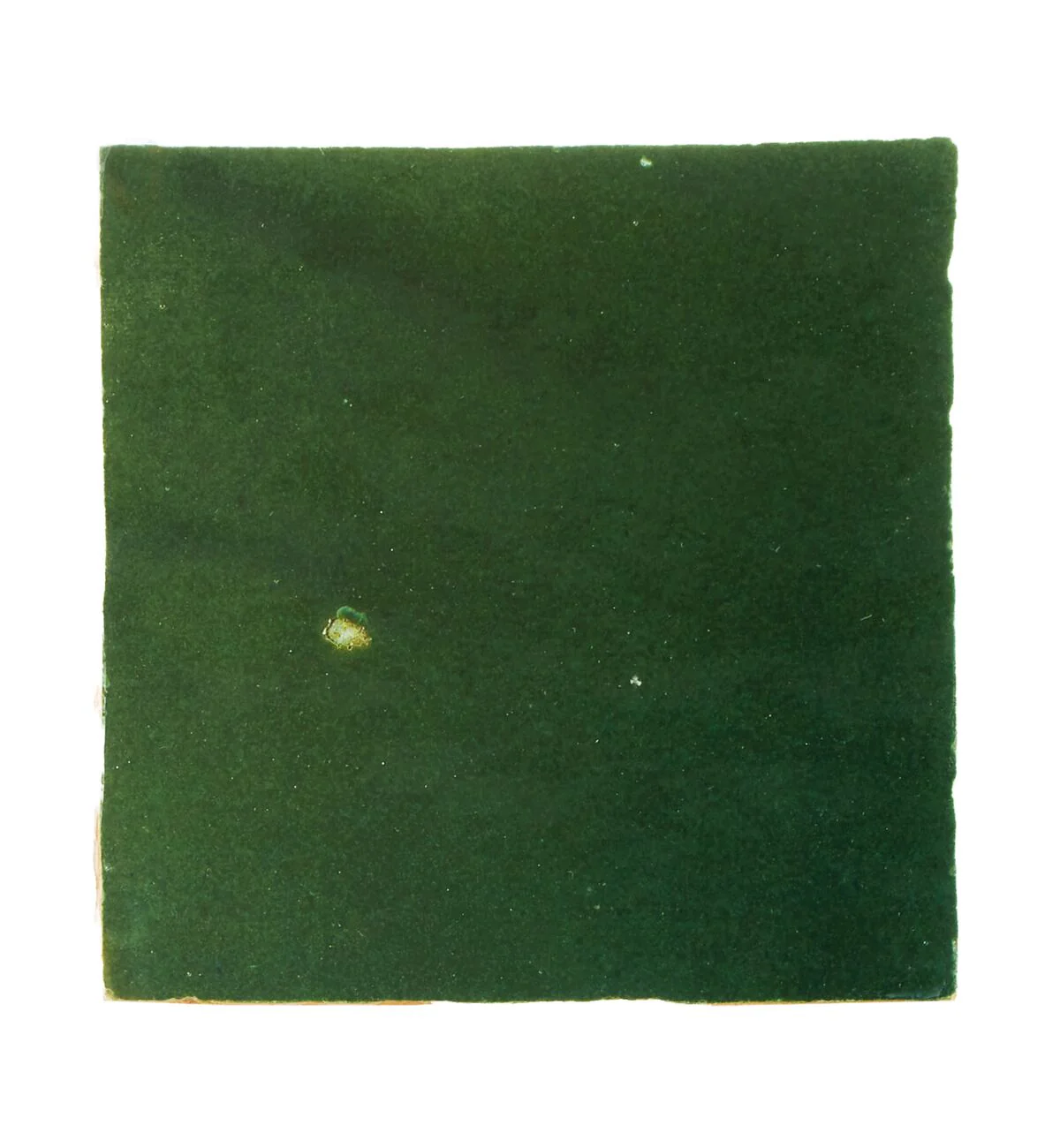 Medina Moss Green Square Handmade Moroccan Zellige Tile - Image 2
