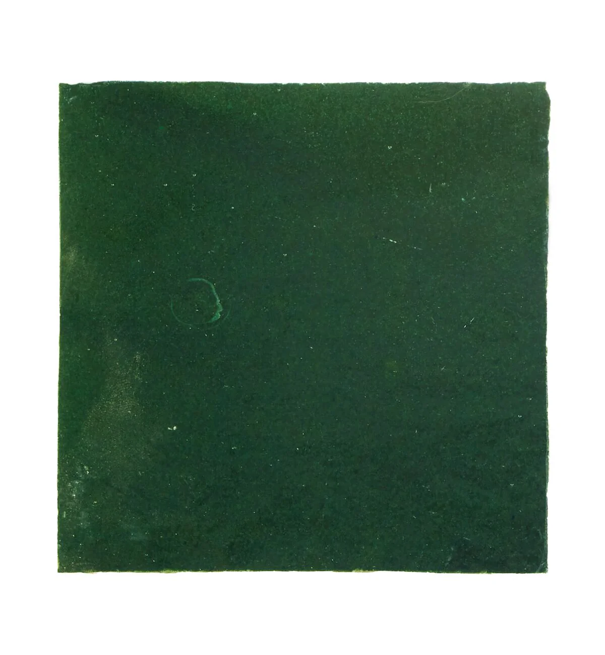 Medina Moss Green Square Handmade Moroccan Zellige Tile - Image 4