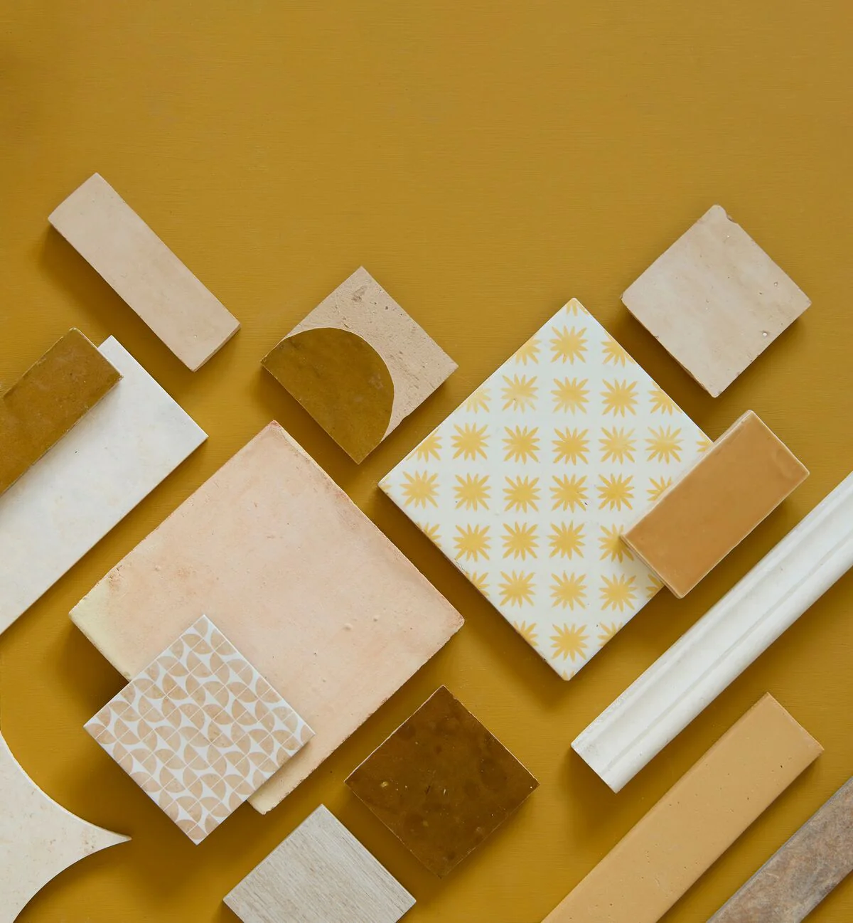 Medina Ochre Square Handmade Moroccan Zellige Tile - Image 7