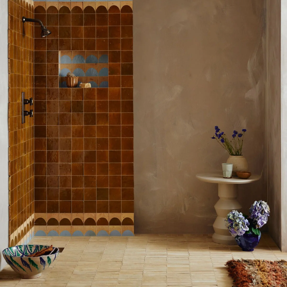 Medina Ochre Zellige Square - Sample - Image 4