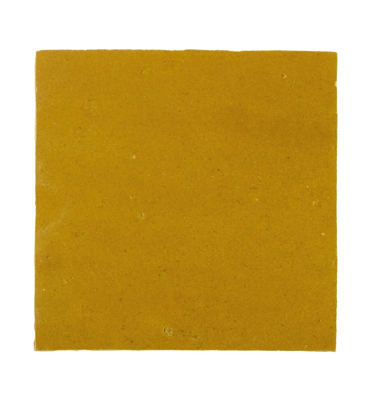 Medina Ochre Square Handmade Moroccan Zellige Tile - Image 3