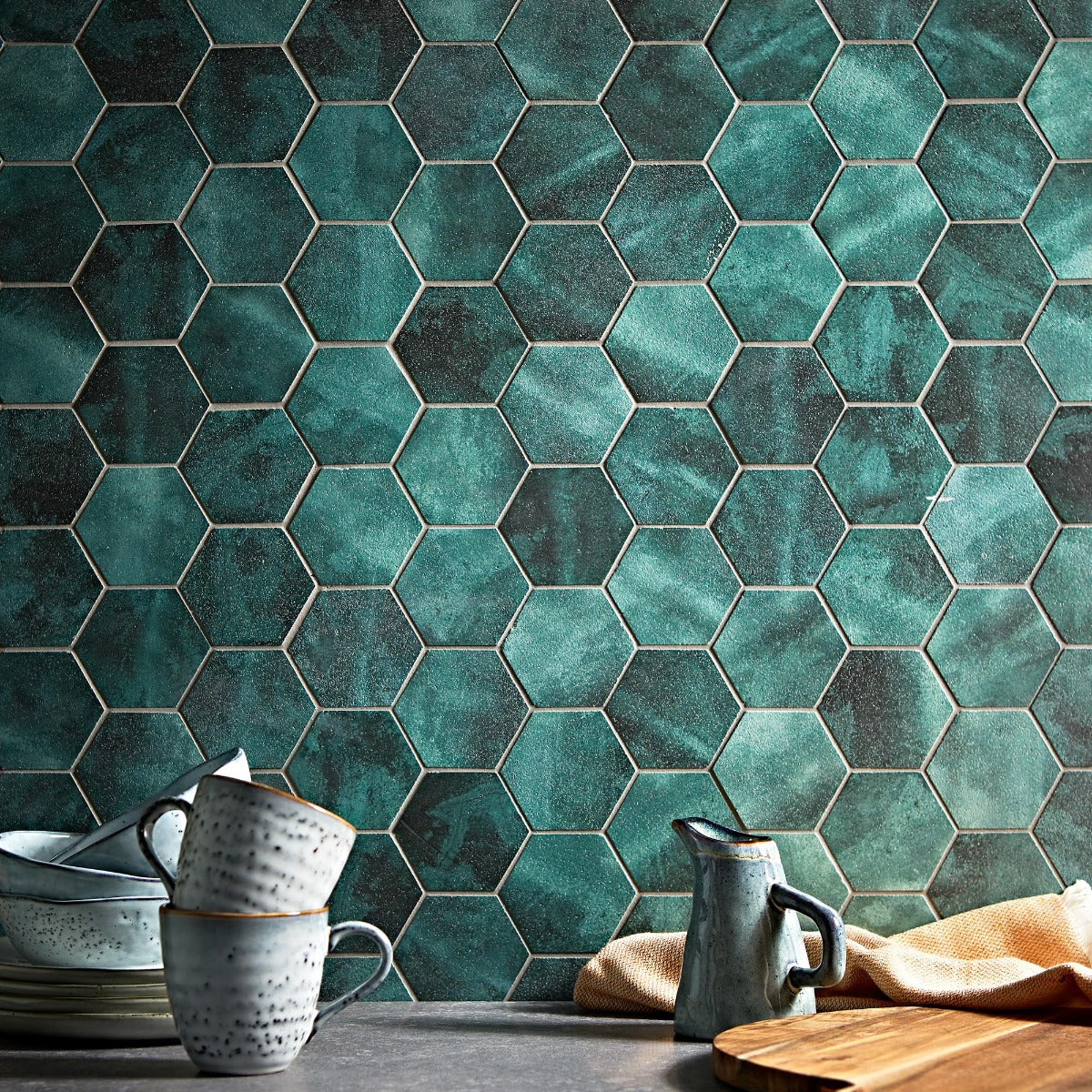 Nebula Green Hexagon - Sample - Image 2