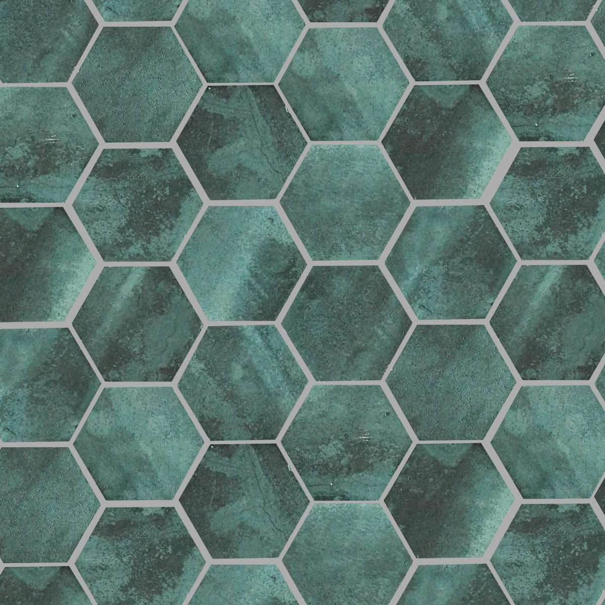 Nebula Green Hexagon - Sample - Image 4