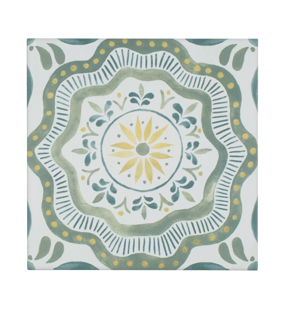 Nina Campbell Cochin Green Porcelain Tile