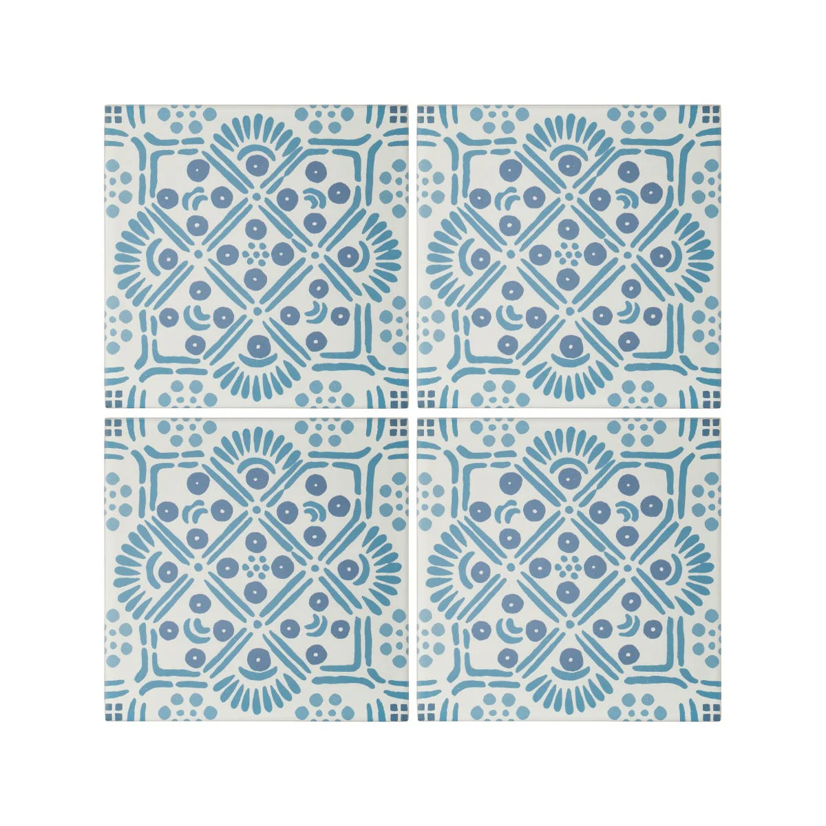 Nina Campbell Seville Blue - Sample - Image 4