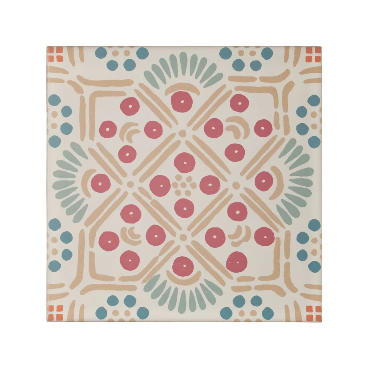 Nina Campbell Seville Coral Aqua - Sample