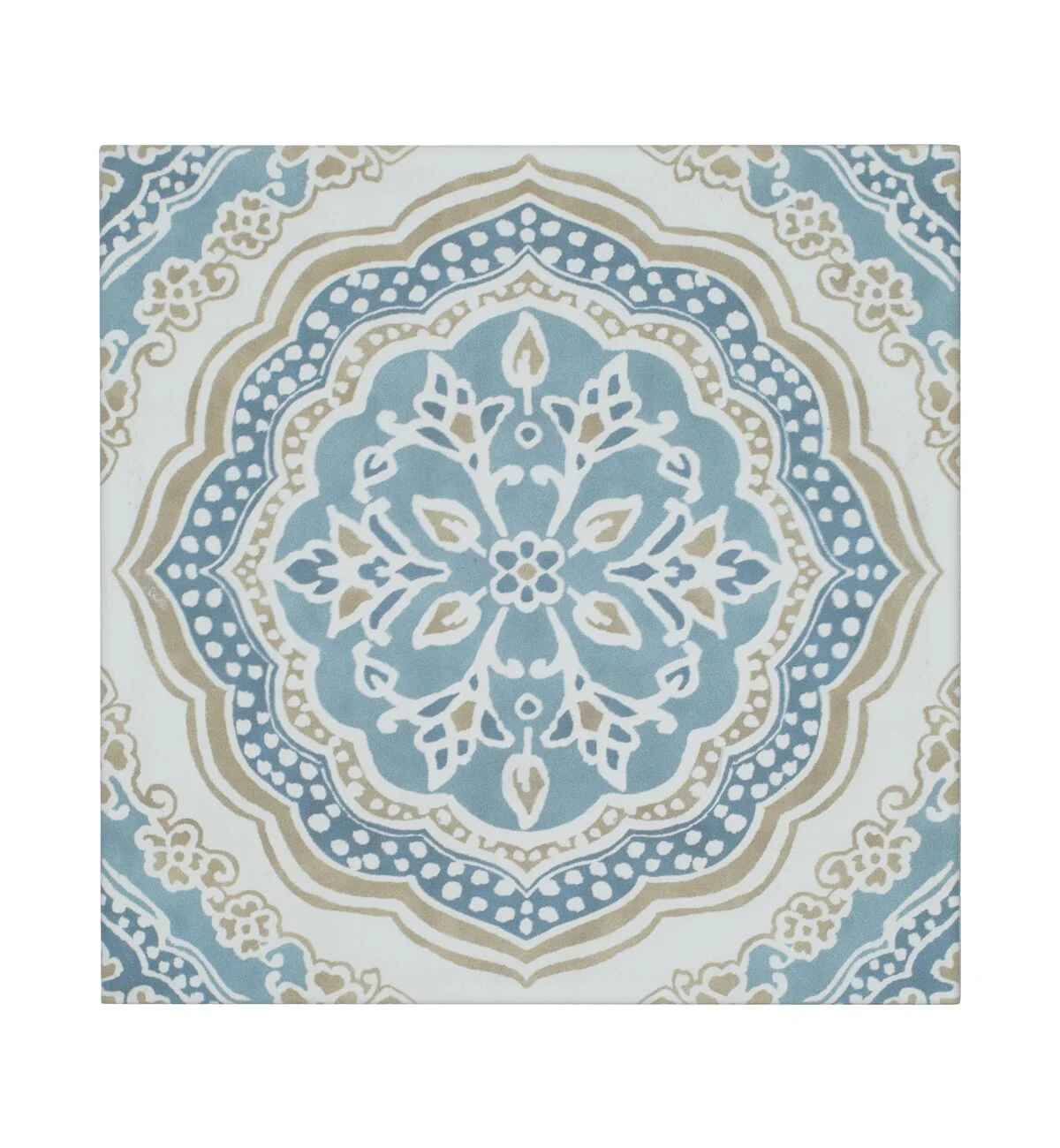 Nina Campbell Udaipur Blue Porcelain Tile