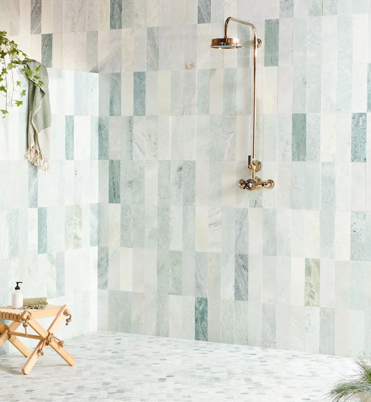 North Haven Rectangle Marble Tile 10x30 - Image 8