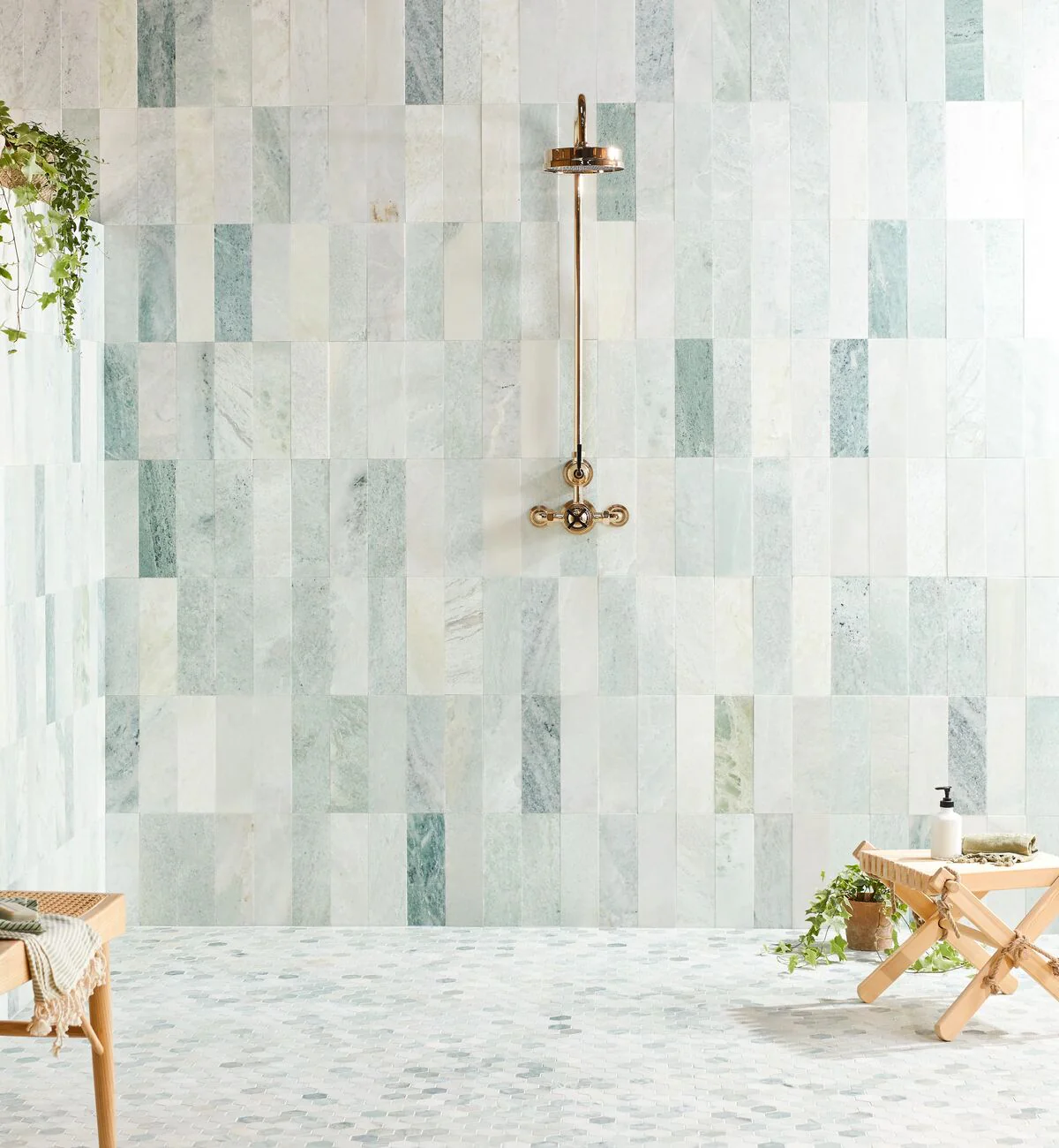North Haven Rectangle Marble Tile 10x30 - Image 9