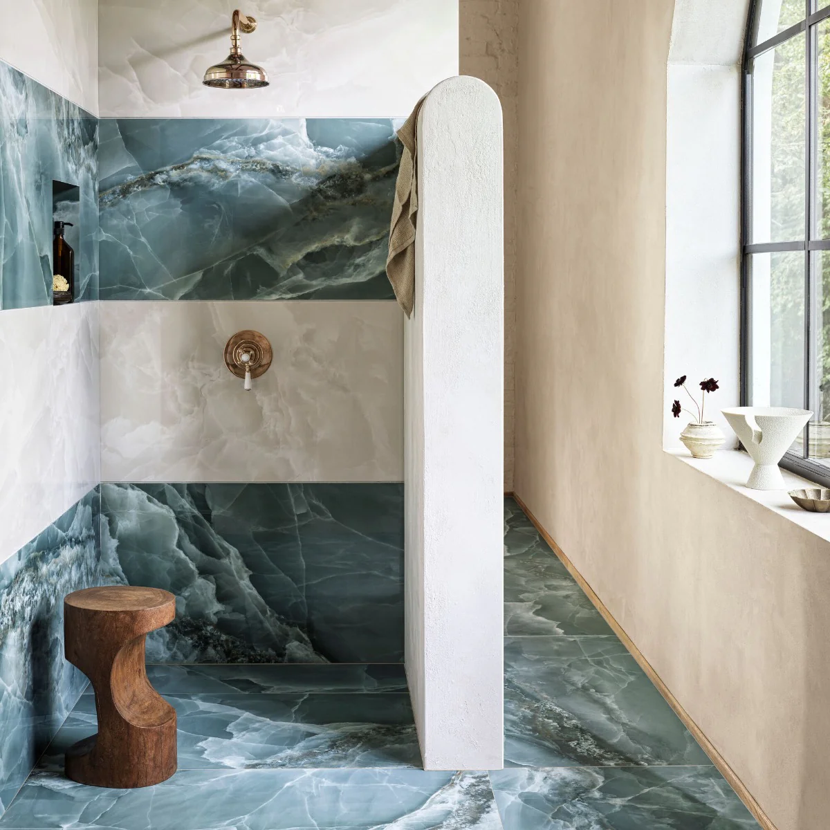Onyx Green Matt Marble Effect Tile 60 x 120 - Image 6