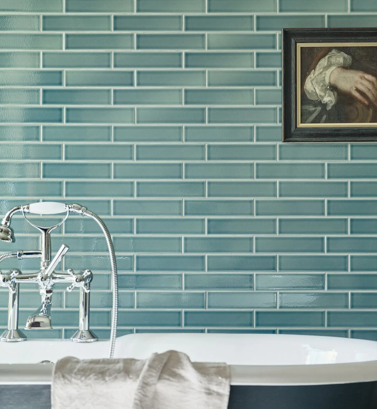 Retro Metro Green Park 5 x 20 Glazed Tile - Image 3